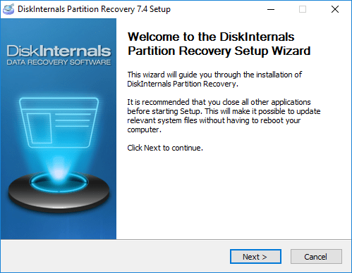 Partition Recovery Wizard